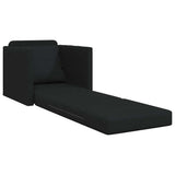 Sofa Bed Black 74 x 77 x 81 cm Fabric 4106623