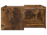 Coffee Table Smoked Oak 50.5 x 50 x 33 cm Engineered Wood 8001006