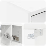Bathroom Mirror Cabinet White 63.5 x 16 x 62.5 cm 889151