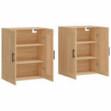 Wall Mounted Cabinets 2 pcs Sonoma Oak Engineered Wood 3198044