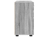 Wooden Cabinet Grey Sonoma 88.5 x 30.5 x 73 cm Engineered Wood 880287