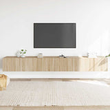 3 Piece TV Cabinet Set Sonoma Oak Engineered Wood 3114472