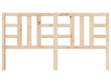 Bed Headboard 141x4x100 cm Solid Wood Pine 817835
