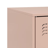 TV Cabinet Pink 99x39x44 cm Steel 841686