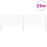 Fence and Post Silver 0.8 x 25 m Steel 3336303