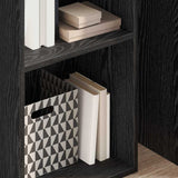 Bookshelf Black Oak 40 x 30 x 152 cm Engineered Wood 875017