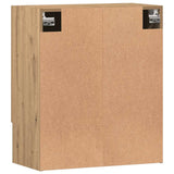 Wall Cabinet Artisan oak 60x31x70 cm Engineered Wood 857299