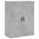 Highboard Concrete Grey 69.5x34x180 cm Engineered Wood 3195935