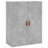 Highboard Concrete Grey 69,5x34x180 cm Engineered Wood 3195935