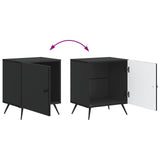 Bedside Cabinet 2 pcs Black 43 x 34.5 x 50 cm Engineered Wood 895488