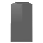 TV Cabinet High Gloss Grey 104x30x52 cm Engineered Wood 808358