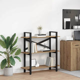 Bookshelf Artisan Oak 100 x 33.5 x 102 cm Engineered Wood 883951