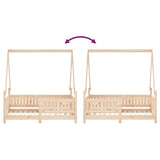 Kids Bed Frame 70x140 cm Solid Wood Pine 834501