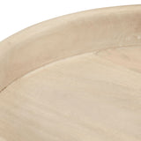 Round Coffee Tables 3 pcs Solid Wood Mango 352033