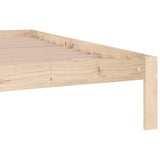 Bed Frame without Mattress Solid Wood Pine 200x200cm 810385
