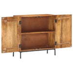 ZNTS Sideboard 75x30x75 cm Solid Mango Wood 286558