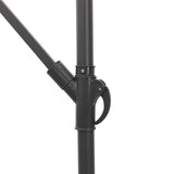 Garden Parasol with Steel Pole Green 246x246x230 cm 4005076