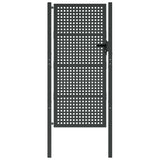 Garden Gate Anthracite 100x175 cm Steel 154563