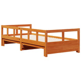 Daybed without Mattress Wax Brown 90x190 cm Solid Wood Pine 854957