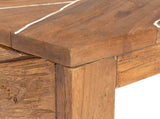 TV Stand 110x60x38 cm Solid Teak Wood 326176