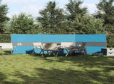 Camping Windbreak Blue 490x123 cm Waterproof 4009655