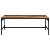 Coffee Table Old Wood 100 x 50 x 35 cm Engineered Wood 881120