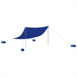 Beach Canopy with Sand Anchors Blue 304x300 cm 4008644