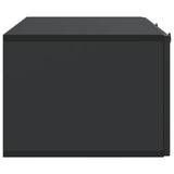 Wall-Mounted TV Cabinet Black 99 x 41 x 30 cm Engineered Wood 898186
