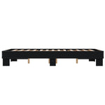 ZNTS Bed Frame without Mattress Black 120x200 cm 845862