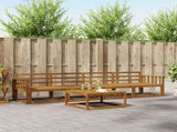 Outdoor Sofa Set 5 pcs Natural Solid Acacia Wood 3367152