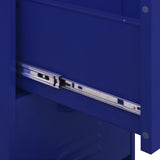Storage Cabinet Navy Blue 42.5x35x101.5 cm Steel 336181