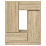 Sideboard with Drawers and Doors Sonoma Oak 73x31x90 cm 861852