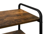 Console Table Smoked Oak 80 x 35 x 75 cm Engineered Wood 8007559