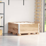 Pallet Collars 2 pcs 100x100 cm Solid Wood Pine 4010289