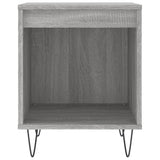 Bedside Cabinets 2 pcs Grey Sonoma 40x35x50 cm Engineered Wood 830729