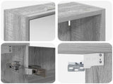 Bathroom Cabinet Set 3 pcs 126 x 16 x 62.5 cm Engineered wood 3403837
