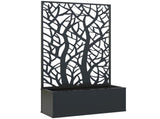Garden Bed with Privacy Screen, Wall Mounted or Freestanding Raised Planter for Climbing Plants, T3398P325282