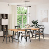 Dining Table Legs A-Shaped 2 pcs Anthracite 90x cm Steel 4012862