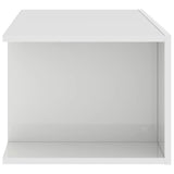 TV Cabinet with LED Lights High Gloss White 90x39x30 cm 804244