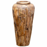 Decoration Vase 40x80 cm Solid Teak Wood 285210
