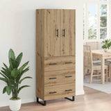 Highboard with Drawer 2 pcs Artisan Oak 69.5 x 34 x 180 cm 3416014