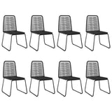 Dining Set Black and Brown 3060129