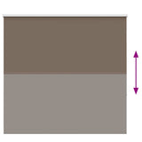 Roller Blind Blackout Coffee 160x130 cm Fabric Width 156.6 cm Polyester 4010984