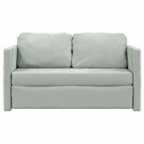 Folding Sofa Bed Light Grey 122 x 70 x 60 cm Velvet 42030479