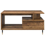 Coffee Table Old Wood 90 x 49 x 45 cm Engineered Wood 882705
