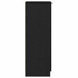 Shoe Cabinet Black Oak 29.5 x 35 x 101 cm Engineered Wood 862101