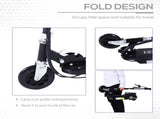 Powered E-Scooter Ride-On, with Brakes, Adjustable Seat, Adjustable Handlebars, Black T3398P349426