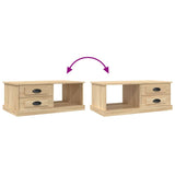 Coffee Table Sonoma Oak 90x50x35 cm Engineered Wood 816243