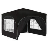 Pop-up Party Tent 290 x 290 x 245 cm Black 42019876