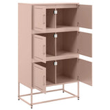 Sideboard Pink 68.5x38.5x123.5 cm Steel 846489